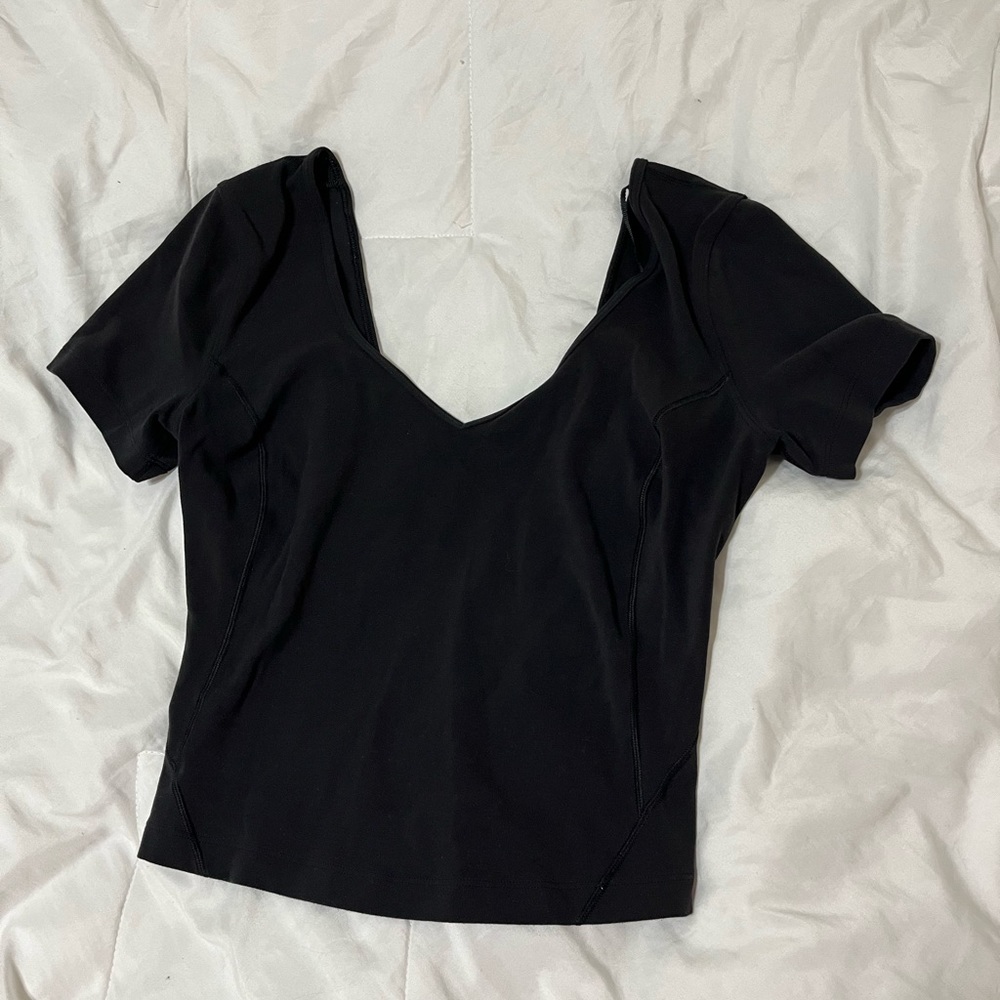 Black Lululemon align tee